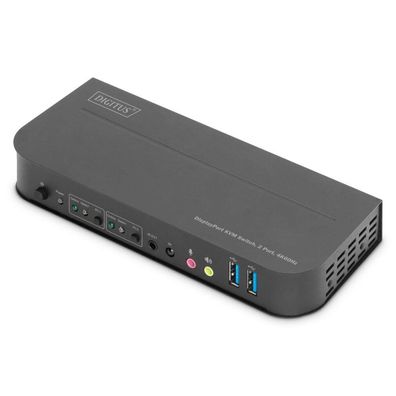 KVM-Switch 2-Port 4K60Hz (schwarz)