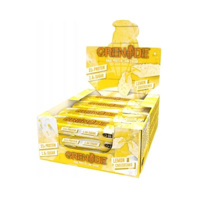 Grenade Protein Bar (12x60g) Lemon Cheesecake
