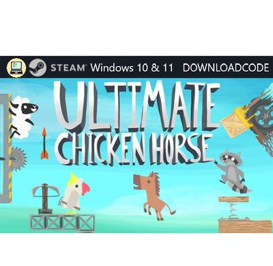 NEU PC Computer Spiel Ultimate Chicken Horse für Windows 10 11 STEAM Download