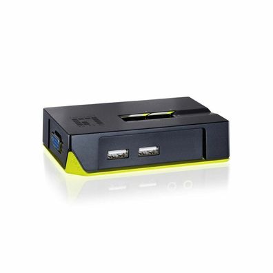 LevelOne KVM Switch 2x VGA/USB KVM-0222 Black Edition