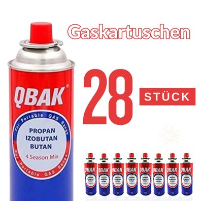 28 RESCH QBAK Campingkocher Gaskartuschen Ersatz Butangas 227g Gasflasche