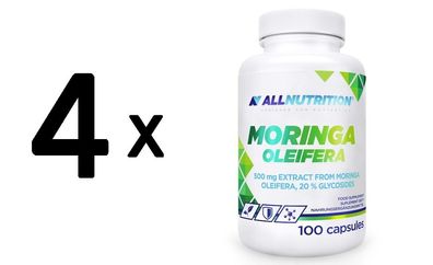 4 x Allnutrition Moringa Oleifera - 100 caps