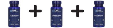 3 x Life Extension Glutathione - 60 vcaps