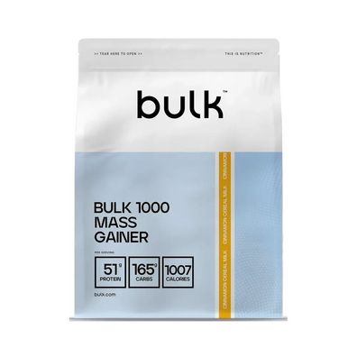 Bulk Bulk 1000 Mass Gainer (4050g) Cinnamon Cereal Milk