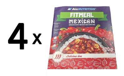 4 x Allnutrition Fitmeal, Mexican - 420g