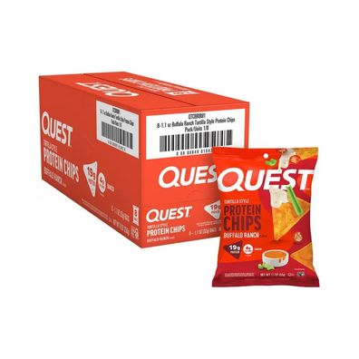 Quest Nutrition Protein Tortilla Chips (8x32g) Bufallo Ranch