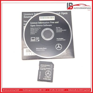 Navigation Speicherkarte+ CD A2139061408 A2058273901 Mercedes C-KLASSE W205 S205