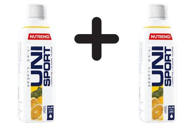 2 x Nutrend Unisport, Lemon - 500 ml