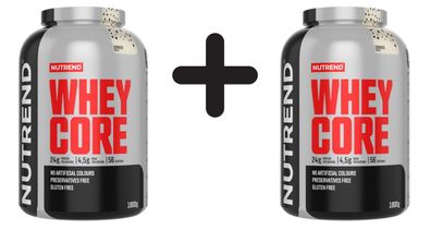 2 x Nutrend Whey Core, Cookies - 1800g