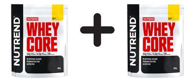 2 x Nutrend Whey Core, Vanilla - 900g