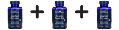 3 x Life Extension Creatine Capsules - 120 caps