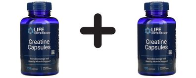 2 x Life Extension Creatine Capsules - 120 caps