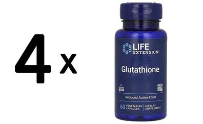 4 x Life Extension Glutathione - 60 vcaps