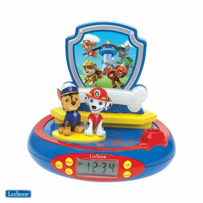 Lexibook Disney Paw Patrol Projector Alarm Clock 3d