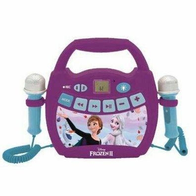 Lexibook - Disney Frozen 2- Karaoke Portable Digital Player For Kids