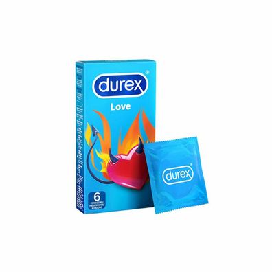 Durex Love Condoms - 6 Pcs