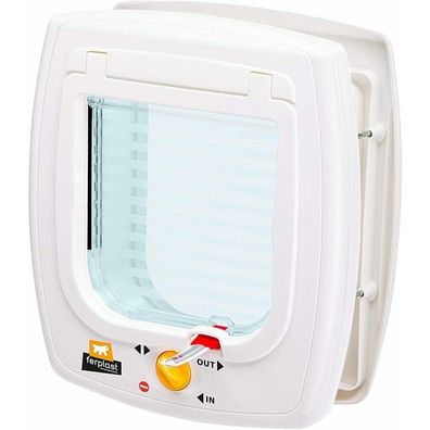 Ferplast Swing Cat Door 5t - White - 22.5 X 9.6 X 25.2 Cm