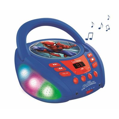 Lexibook Rcd109sp Marvel Spider-Man-Bluetooth Cd Player For Kids ? Portable