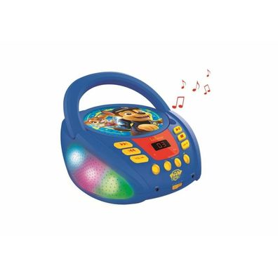 Lexibook Paw Patrol-Bluetooth Cd Player For Kids ? Portable, Multicoloured Light