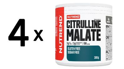 4 x Nutrend Citrulline Malate - 300g