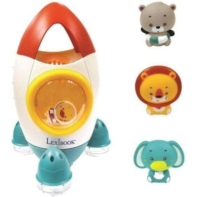 Lexibook Itbspc Funny, Rocket Bath Toy, Blue/White