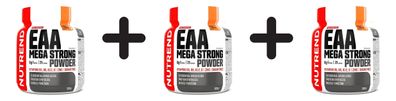 3 x Nutrend EAA Mega Strong Powder, Mango + Orange - 300g