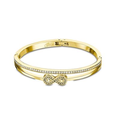 Solid gold-plated bracelet with infinity Woman Basic LS2121-2 / 2