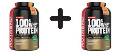 2 x Nutrend 100% Whey Protein, Mango + Vanilla - 2250g