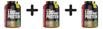 3 x Nutrend 100% Whey Protein, Pineapple + Coconut - 2250g