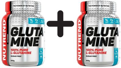 2 x Nutrend Glutamine - 500g
