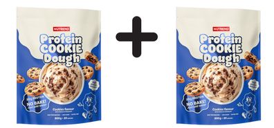 2 x Nutrend Protein Cookie Dough, Cookies - 800g