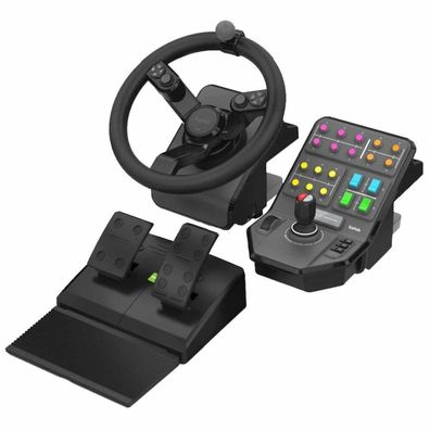 G Saitek Farm Sim Controller (schwarz/grau, Bundle für schwere Maschinen)
