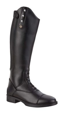 Suedwind Reitstiefel Kinder Kids Fun Glitter Kunstleder schwarz