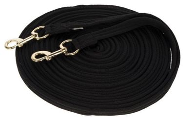 Covalliero Soft Doppellonge schwarz 17m