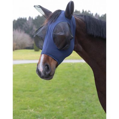Covalliero Fliegenschutzmaske FinoStretch blau