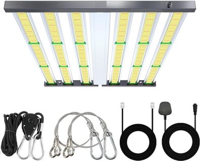 JUNG PB720 Vollspektrum LED Growlampe 720W, dimmbar, für Indoor Grow, Samsung LEDs