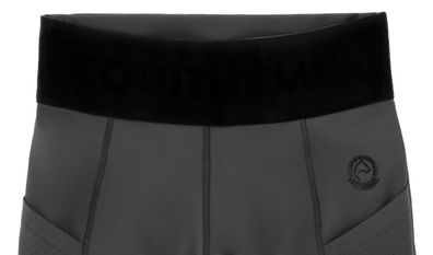 Ekkia Equitheme Damen Reitleggings Je t ´aime Iris dark grey