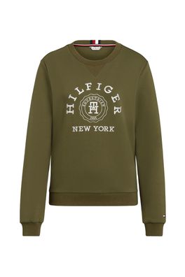 Tommy Hilfiger Eqestrian Damen Hoodie Evans Graphic Utility Olive