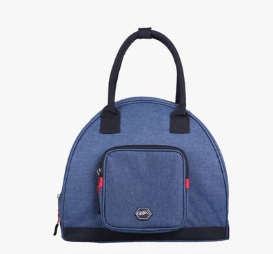 QHP Reithelmtasche Helmtasche wasserabweisend blue