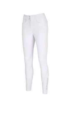 Pikeur CAMIE Damen Reithose VB Siebdruck Midwaist WHITE Athleisure FS25