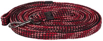 Harrys Horse Longe Longierleine Soft Marly jet-black rot-schwarz