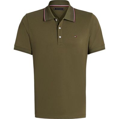 Tommy Hilfiger Herren Poloshirt Harrison PIQUE utility olive