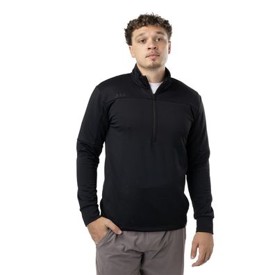 Bauer FLC Top Core Textured 1/4 Zip schwarz Senior - Größe: S