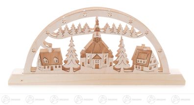 Serviettenständer mit Seiffener Kirche BxHxT 23 cmx10 cmx3 cm NEU Erzgebirge