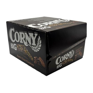 Corny Riegel BIG Dark Choc Cookies, Kiste mit 24x 50g
