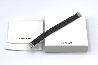 Montblanc Leder Armband / Braun / Schnappverschluss / Id 11497863 / 19 cm / NEU