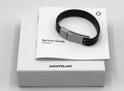 Montblanc M-Armband / Leder / Schwarz / Gr 60 / Id. 11497760 / NEU / OVP