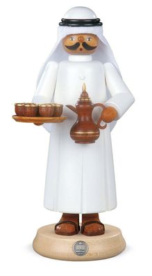 Räucherfigur Räuchermann groß Araber mit rauchender Kaffeekanne (BxH):14x27cm