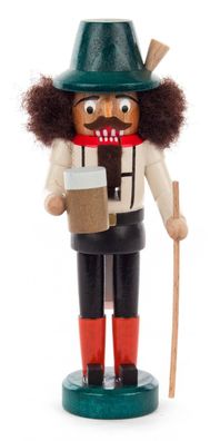 Mini Nussknacker Bayer bunt Höhe: 14cm NEU Nußknaacker Holzfigur Weihnachtsfigur