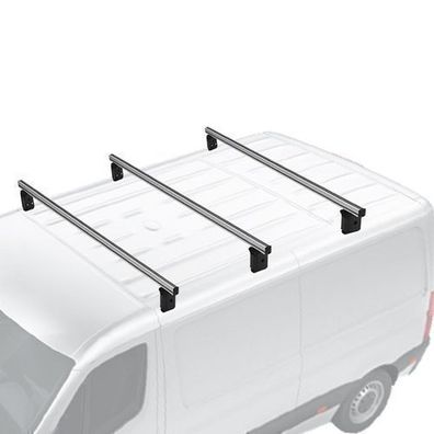 Menabo Dachträger Querträger für Nissan NV250 2019-2025 Langer L3 Alu Grau 3x